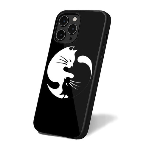 Cat Yin Yang iPhone 16 Case Cover Cat Yin Yang iPhone 16 Case Cover