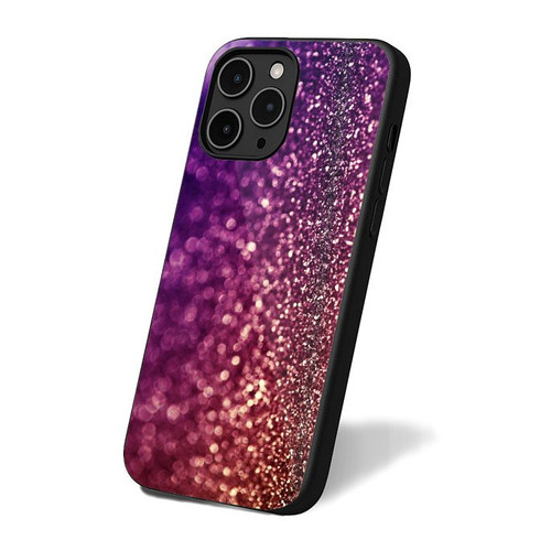 Champagne Gold And Purple Ombre iPhone 16 Case Cover