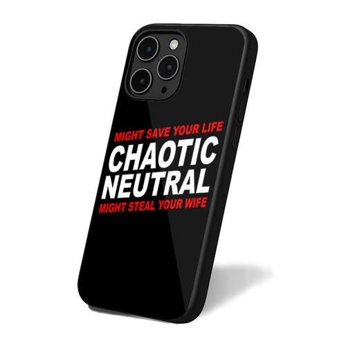 Chaotic Neutral Alignment Meme iPhone 16 Case Cover