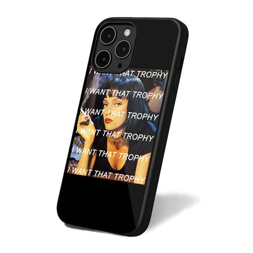 Charli Xcx Trophy Pulp Fiction Uma Thurman Classic Retro Simple iPhone 16 Case Cover