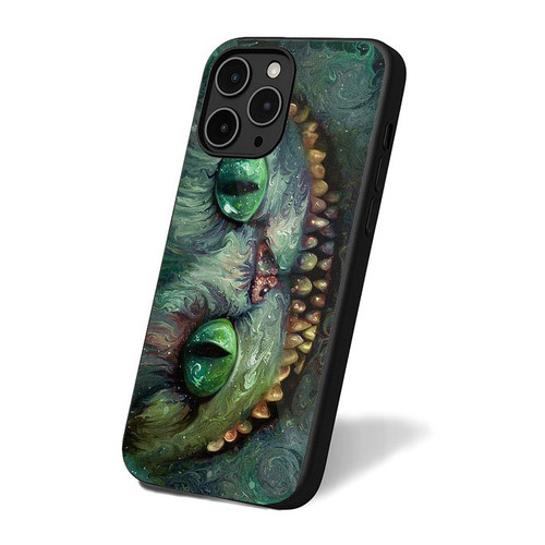 Chasire Cat Face Galaxy Art iPhone 16 Case Cover