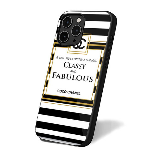 Classy Coco Quotes Stripes iPhone 16 Case Cover