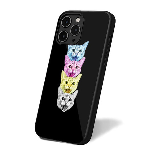 Cmyk Cat 1 iPhone 16 Case Cover