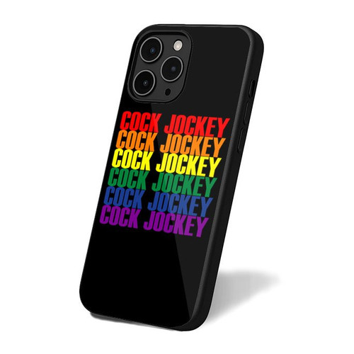 Cock Jockey Rainbow Bi Pride iPhone 16 Case Cover