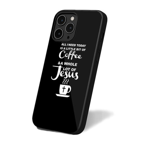 Coffee And Jesus Christian Cute Jesus Quotes iPhone 16 Case Cover