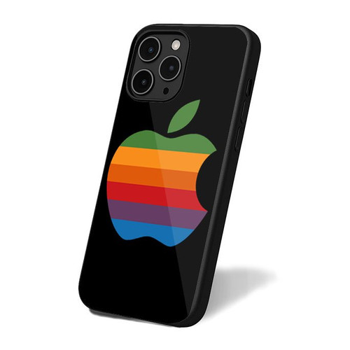 Colorful Apple Logo iPhone 16 Case Cover