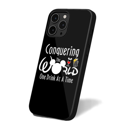 Conquering The World One Drink At A Time iPhone 16 Case Cover
