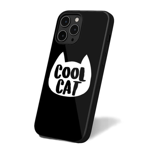Cool Cat Classic Simple Retro iPhone 16 Case Cover