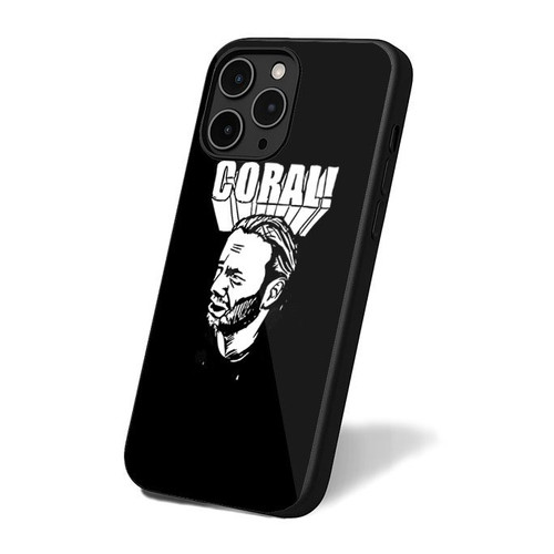 Coral Funny Zombie Apocalypse Meme Simple Retro Classic iPhone 16 Case Cover