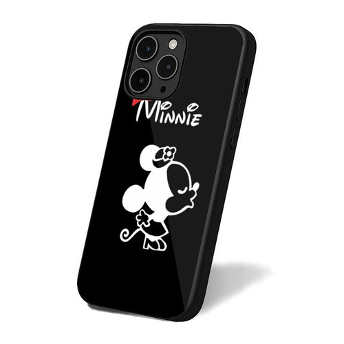 Couples Mickey Mouse & Minnie Mouse Kissing 1 iPhone 16 Case Cover