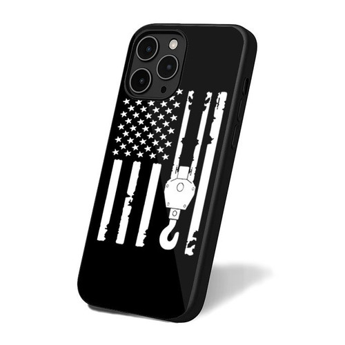 Crane America Flag iPhone 16 Case Cover