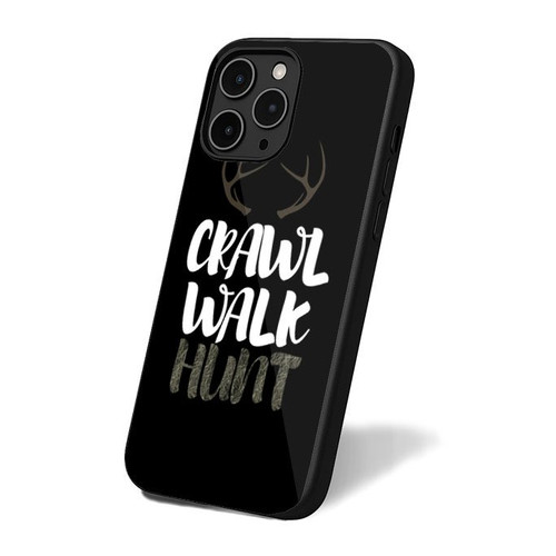 Crawl Walk Hunt Simple Vintage Art iPhone 16 Case Cover