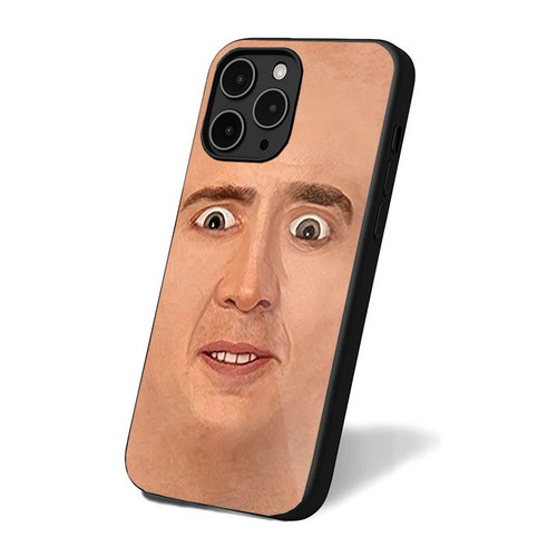Creepy Nicolas Cage Face iPhone 16 Case Cover
