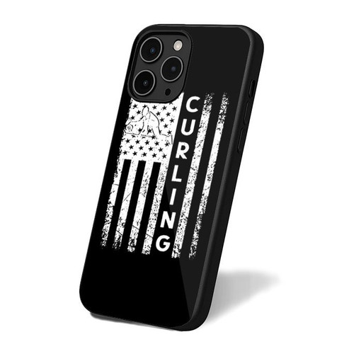 Curling Flag iPhone 16 Case Cover