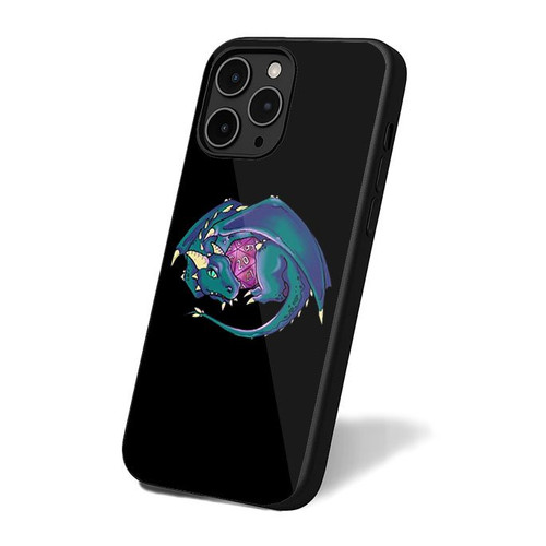 Cute Dragon With Dungeons Dice iPhone 16 Case Cover