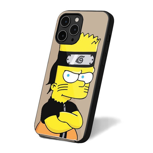 Cute Naruto Simpsons Anime iPhone 16 Case Cover