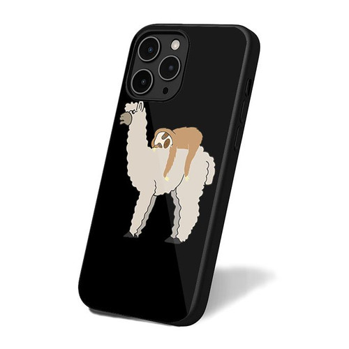 Cute Sloth And Llama iPhone 16 Case Cover Cute Sloth And Llama iPhone 16 Case Cover