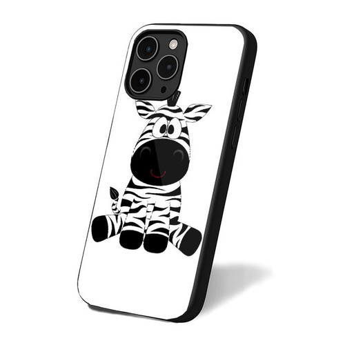 Cute Zebra Cartoon Animal iPhone 16 Case Cover