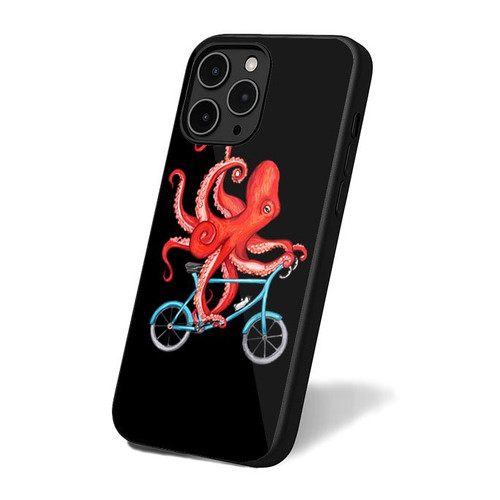 Cycling Octopus Racerback iPhone 16 Case Cover