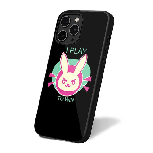 D Bunny I Play To Win iPhone 16 Case Cover