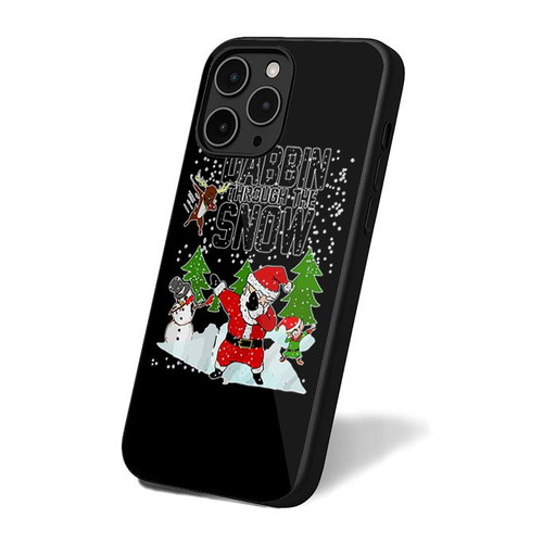 Dabbin Through The Snow Christmas iPhone 16 Case Cover