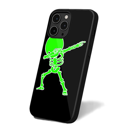 Dabbing Big Head Skeleton iPhone 16 Case Cover