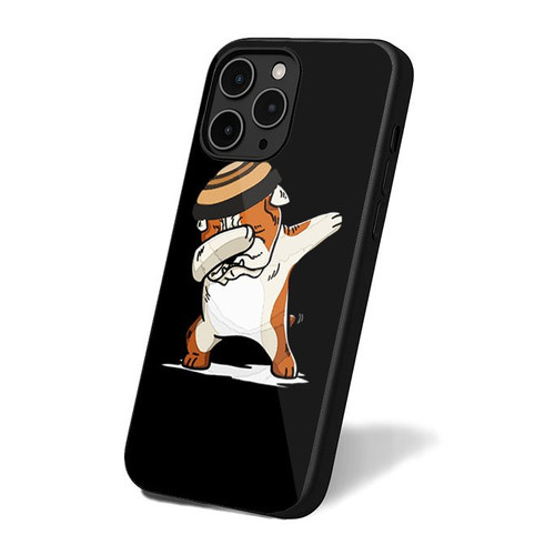 Dabbing Bulldog iPhone 16 Case Cover