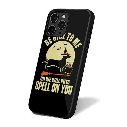 Dachshund Spell On You Halloween 2017 iPhone 16 Case Cover