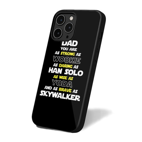 Dad You Are Az Strong Quote iPhone 16 Case Cover