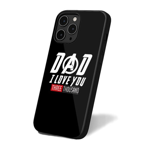 Dad-I Love You 3000 Iron Man Avengers Endgame iPhone 16 Case Cover
