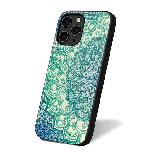 Dakota Green Mandala iPhone 16 Case Cover
