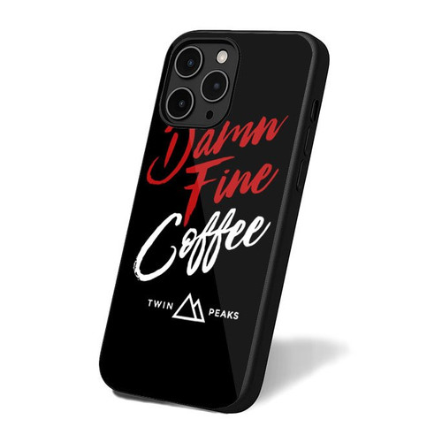 Damn Fine Coffee Twin Peaks iPhone 16 Case Cover
