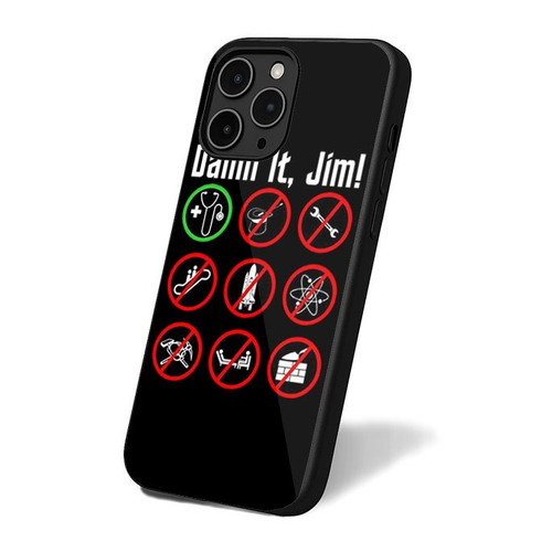 Damn It Jim Vectorized iPhone 16 Case Cover