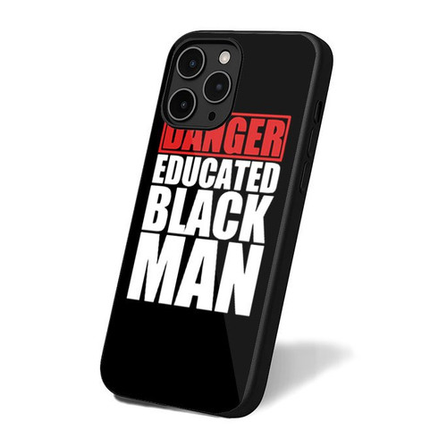 Danger Educated Black Man iPhone 16 Case Cover