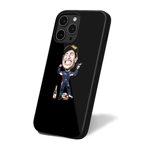Daniel Ricciardo Formula 2017 Vintage Art Retro iPhone 16 Case Cover