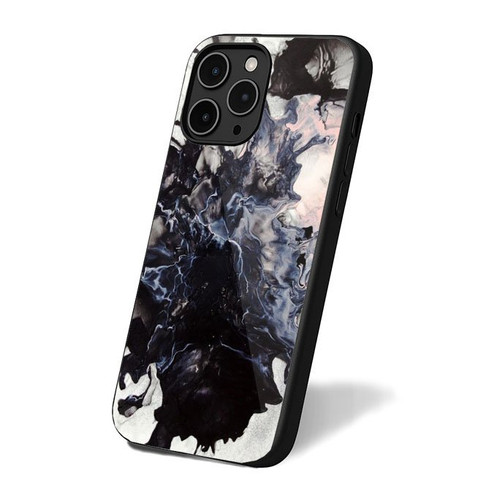 Dark Marble 1 iPhone 16 Case Cover
