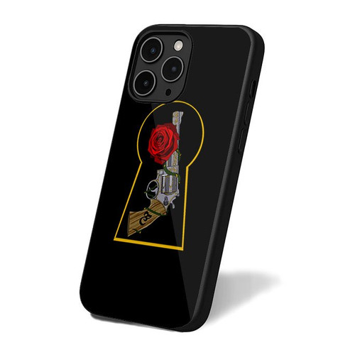 Dark Tower Gun And Flower iPhone 16 Case Cover