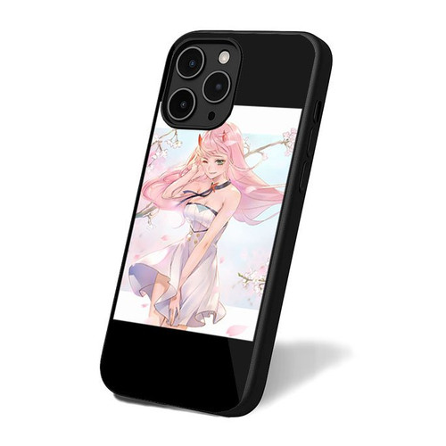 Darling In The Franxx Zero Two Viewing The Cherry Blossoms iPhone 16 Case Cover