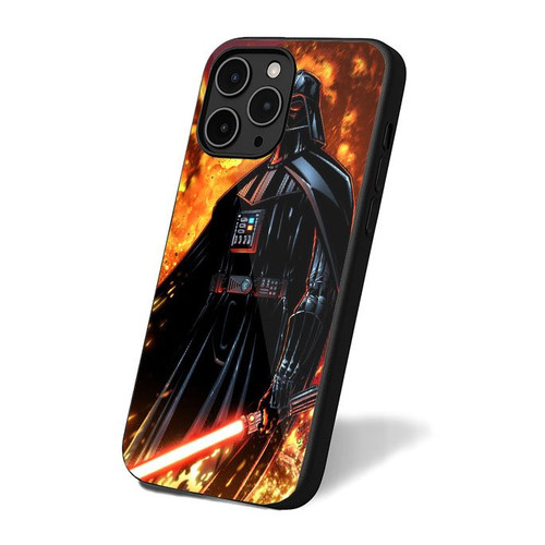 Darth Vader Comic Art iPhone 16 Case Cover