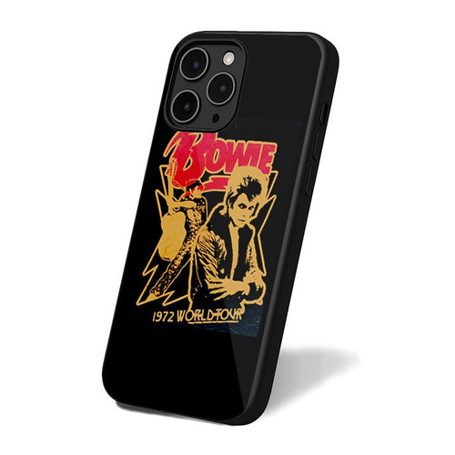 David Bowie 1972 World Tour iPhone 16 Case Cover