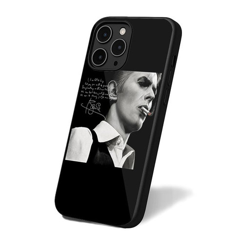 David Bowie Quotes iPhone 16 Case Cover