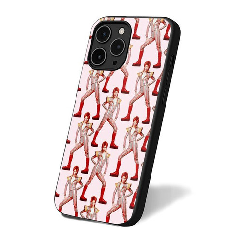 David Bowie Ziggy Stardust Pattern iPhone 16 Case Cover