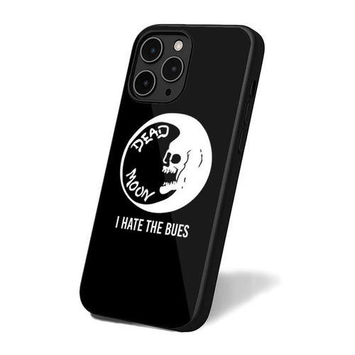 Dead Moon I Hate The Blues Band Merch Rock N Roll iPhone 16 Case Cover