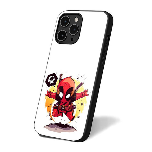 Deadpool 2 Chibi Anime iPhone 16 Case Cover