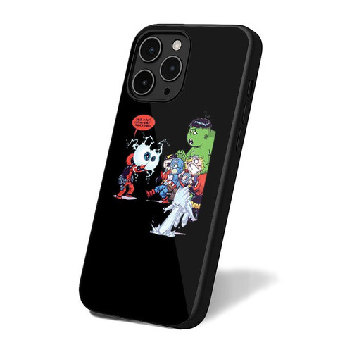 Deadpool And Funny Avengers Team iPhone 16 Case Cover