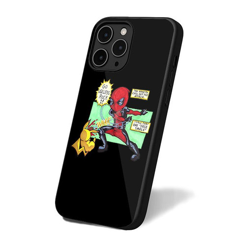 Deadpool And Pikachu Funny Parody iPhone 16 Case Cover