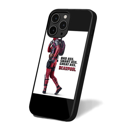 Deadpool Bad Ass Smart Ass Great Ass iPhone 16 Case Cover