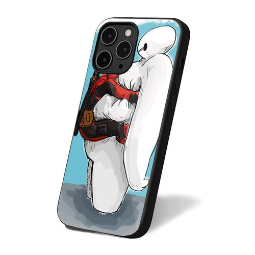 Deadpool Baymax Big Hero Marvel Superhero iPhone 16 Case Cover