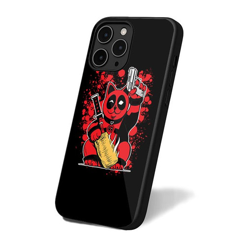 Deadpool Cat-Pool Merc With Meow iPhone 16 Case Cover