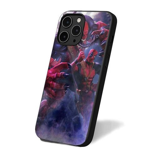 Deadpool Cool Character Funny Movie As A Venom iPhone 16 Case Cover
